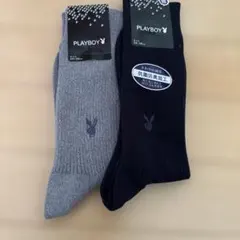 PLAYBOY メンズ ソックス 2足セット 24-26cmのサムネイル