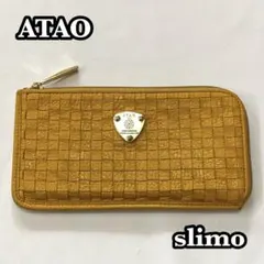 ATAO slimo スリモ メッシュ 長財布 サンフラワー L字 使用感ありのサムネイル