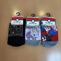 ポケモン キッズ靴下 3足セット 19-24cm