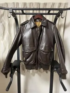 Schott フライトジャケット レザー ブラウン 184SM A-2