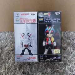 新品未開封 ワールドコレクタブルフィギュア ライダーマン イカデビル セット