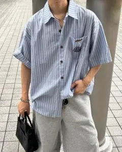 yoloのストライプ半袖シャツ 2025年最新】YOLO シャツの人気アイテム - メルカリ