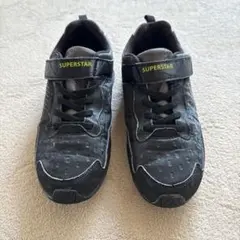 ムーンスター　スーパースター　22cm ブラック スニーカー