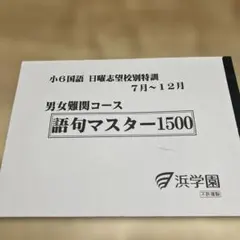 2025年最新】浜学園 小6の人気アイテム - メルカリ