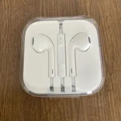 新品Apple iPhone純正イヤフォン ケース付①
