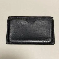 ランバン イタリア製 レザーカードケース 黒