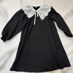 最終値下げ❣️ワンピース☆付け襟付き