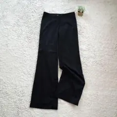 【PENNY BLACK】センタープレスパンツ スラックス ブラック 上品 黒