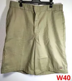 Dickies ディッキーズ ハーフパンツ 42283 カーキ W40