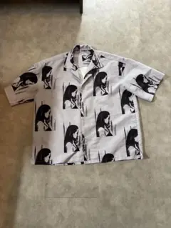 人物プリント 半袖シャツ