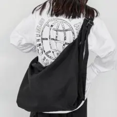 ニュースペーパーバッグ ショルダーバッグ 古着 トート ヴィンテージ ブラック