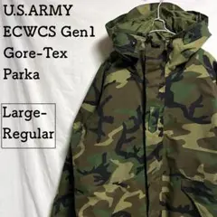 米軍実物 ECWCS Gen1 GORE-TEX ウッドランドカモ L-Rのサムネイル