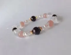 前向きでポジティブになりたい方に★ガーネット&ミルキークォーツ