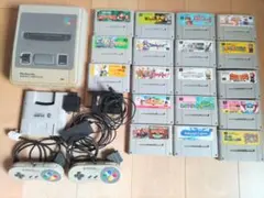 スーパーファミコン 本体&ソフト18本セット&スーパーゲームボーイ