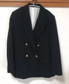 『試着のみ』ミラオーウェン ネイビー ダブルブレストジャケット 金釦