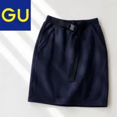 スウェット♥️ GU ジーユー タイトスカート ミニ S ネイビー カジュアル 夏のサムネイル
