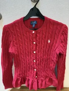 Polo Ralph Lauren赤 ニットカーディガン ボレロ