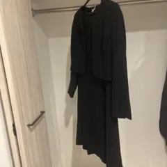 ブラックワンピーススーツ 9AR