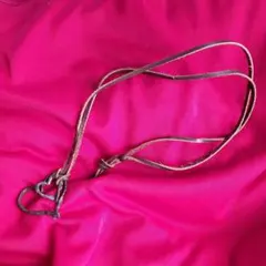 レザー ハート型 ペンダント ネックレスのサムネイル