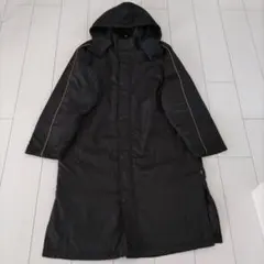 黒 フード付き ベンチコート