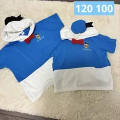 ディズニー Disney ドナルド なりきり 半袖 パーカー お揃い