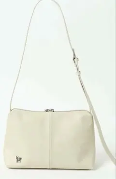 【美品】LOWRYS FARM LFショルダーバッグ　オフホワイト