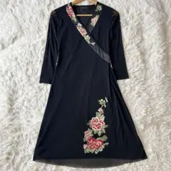 VIVIENNE TAM ヴィヴィアンタム ワンピース 花柄刺繍 パワーネットのサムネイル