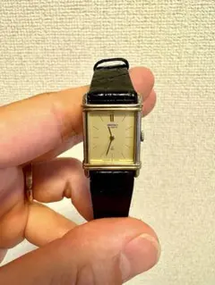 【新品電池】seiko レクタンギュラー スクエア ヴィンテージ tank 美品のサムネイル