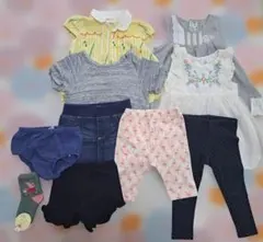 サイズ80　女の子　まとめ売り　10着セット①のサムネイル