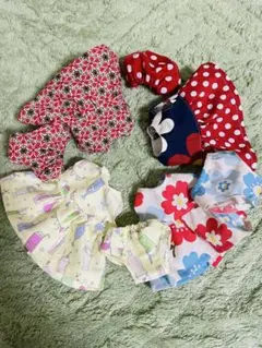メルちゃん人形用着せ替え服セット　ハンドメイド お洋服　ソランちゃん　8枚セット