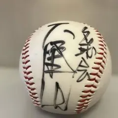 サイン入り硬式野球ボール 中日、日本ハムOB 大島康徳さん直筆サインボール