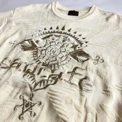希少・ヴィンテージ！santa fe サンタフェ サマーセーター 刺繍ロゴ 半袖のサムネイル