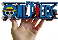 幅25cm ワンピース ロゴ フィギュア ONEPIECE 未使用 BIGロゴ - メルカリ