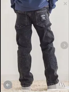 Bebe ダークデニム ロングパンツ ウエストゴム 160cm