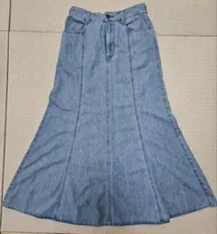 GU デニムマーメイドスカート M