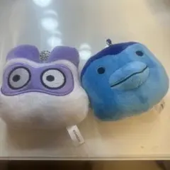 たまごっち　フェイスぬいぐるみ　ますくっち　ぎんじろっち　2点セットガチャガチャ