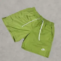 ナイキ ウーブンフロー ショートパンツ M 水陸両用 緑 グリーン ハーフパンツ