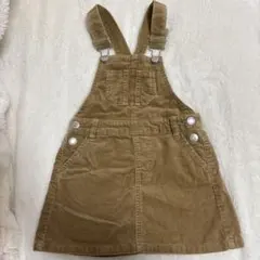 GLOBAL WORK コーデュロイサロペットスカート S