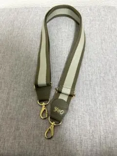 【美品】Y&O バッグ用 ショルダーストラップ カーキ