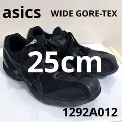 アシックスasics 25cm 黒 ウォーキングスニーカー　ゴアテックス 防水のサムネイル