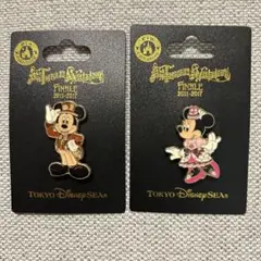 東京ディズニーシー　テーブルイズウェイティング フィナーレ　ピンバッジ　ミキミニ