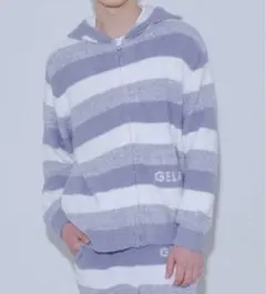 ジェラートピケ メンズ　フーディー　ブルー　新品未使用