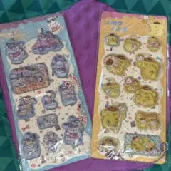 訳あり　2枚　ボンボンドロップ　ウォーターシール　水入り　キーホルダー