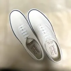【未使用品(新品)】ANATOMICA×WAKOUWA ホワイトデッキシューズのサムネイル