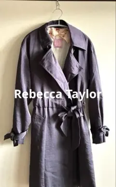 Rebecca Taylor トレンチコート　チャコールグレー ウエストリボンのサムネイル