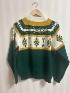1970年代 JCPenney ヴィンテージノルディック柄セーター - メルカリ