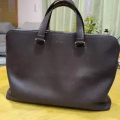 ポールスミス PaulSmith レザー ビジネスバッグ ダークブラウン