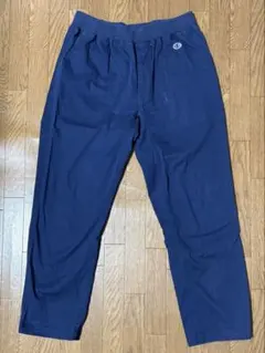 【Champion】綿パンツ／ネイビー《Lサイズ》