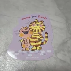水森亜土 ステッカー we are good friends