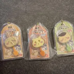 ちいかミニチュアチョコチャーム　うさぎ　くりまんじゅう　シーサー　3つセット